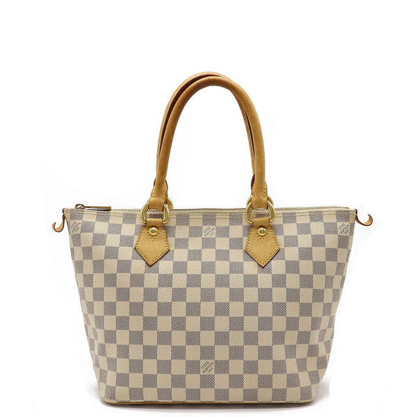 Neverfull MM Damier Tote bag in Coated canvas, Gold Hardware