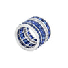 Piranesi Multi Blue Sapphire & Diamond Eternity Ring