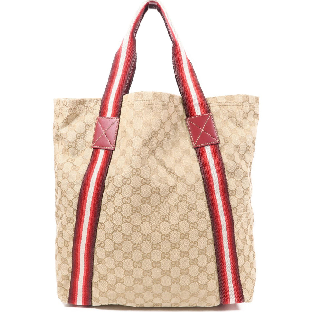 Gucci Medium Canvas Web Tote