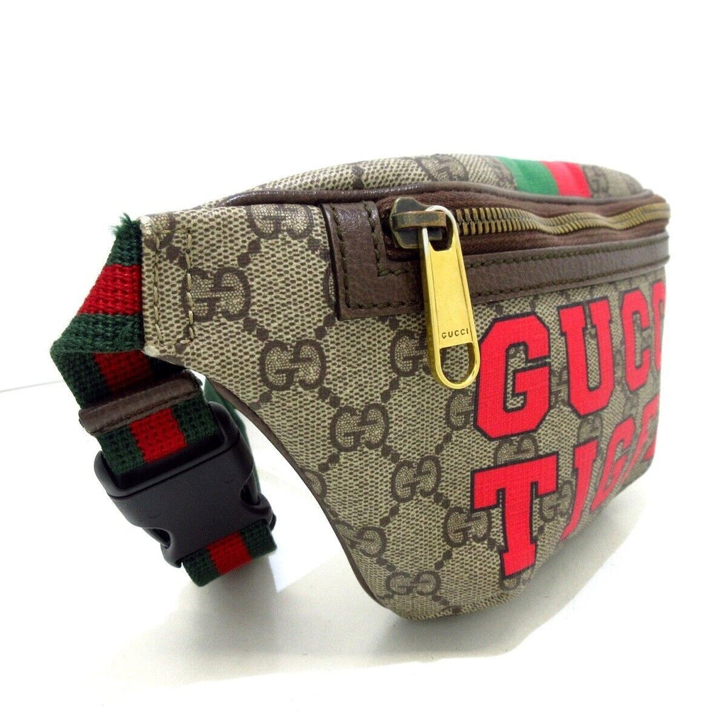 Gucci GG Supreme Tiger Waist Belt Bag
