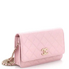 Chanel Caviar Studded Wallet On Chain WOC