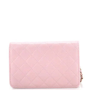 Chanel Caviar Studded Wallet On Chain WOC