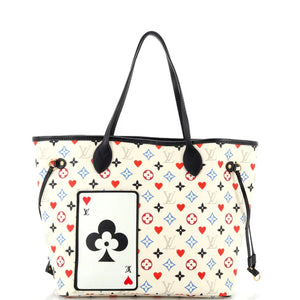 Louis Vuitton Multicolor Game On Neverfull MM w/ Pouch