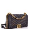 Chanel Caviar Medium Chevron Boy Bag