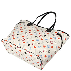 Louis Vuitton Multicolor Game On Neverfull MM w/ Pouch