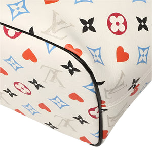 Louis Vuitton Multicolor Game On Neverfull MM w/ Pouch