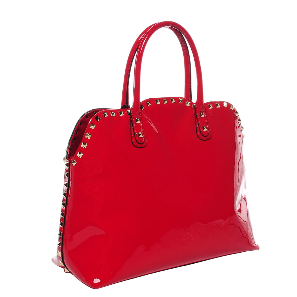 Valentino Rockstud Dome Satchel Bag