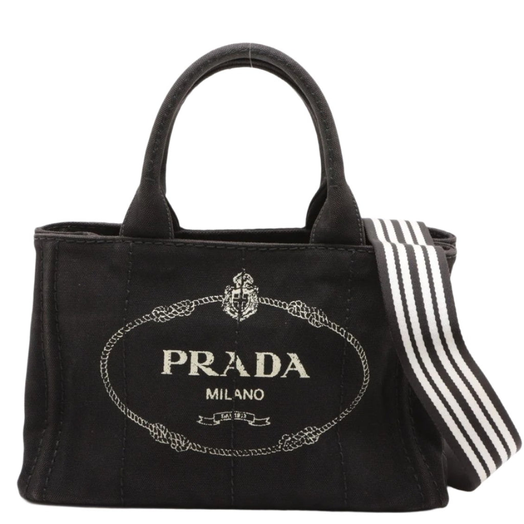 Prada Canapa Logo Tote