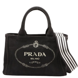 Prada Canapa Logo Tote