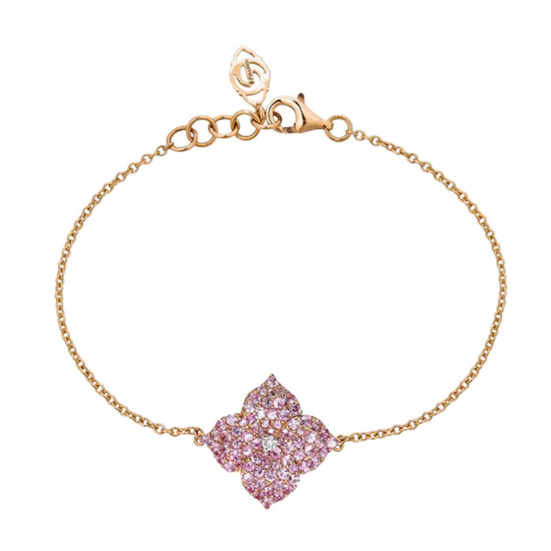 Piranesi Small Pink Sapphire Floral Bracelet