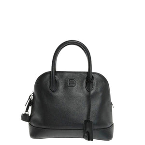 Balenciaga Ville Lock Logo Satchel