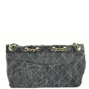 Chanel Denim Quilted Flap Bag