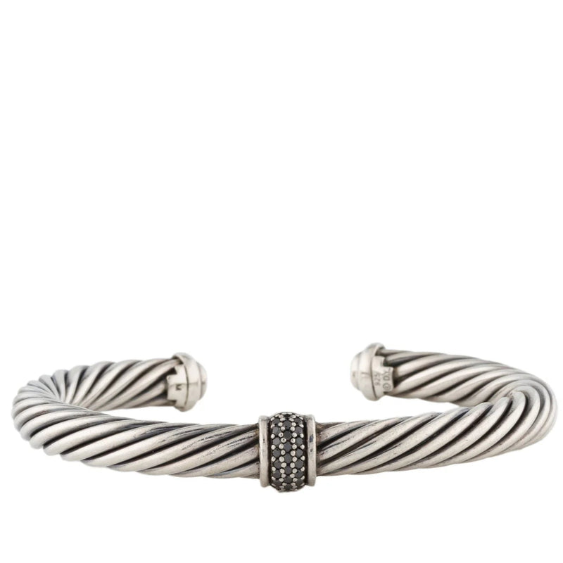 David Yurman Diamond Station Classic Cuff