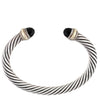 David Yurman Black Onyx Cable Cuff Bracelet