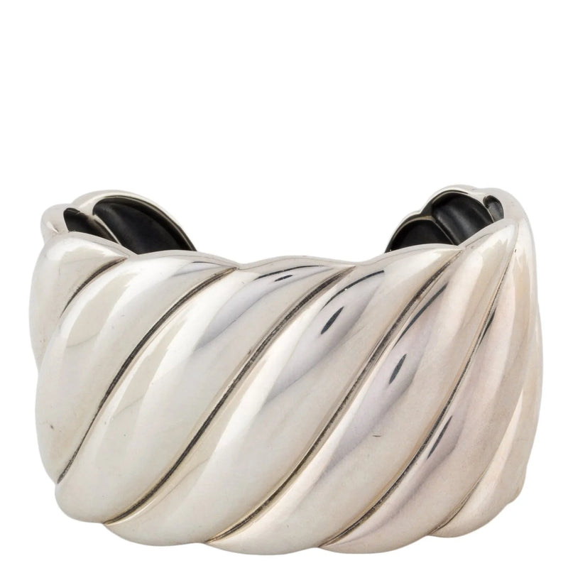 David Yurman Sculpted Cable Wide Cuff