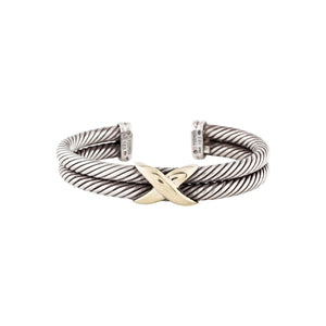 David Yurman X Double Cable Bracelet