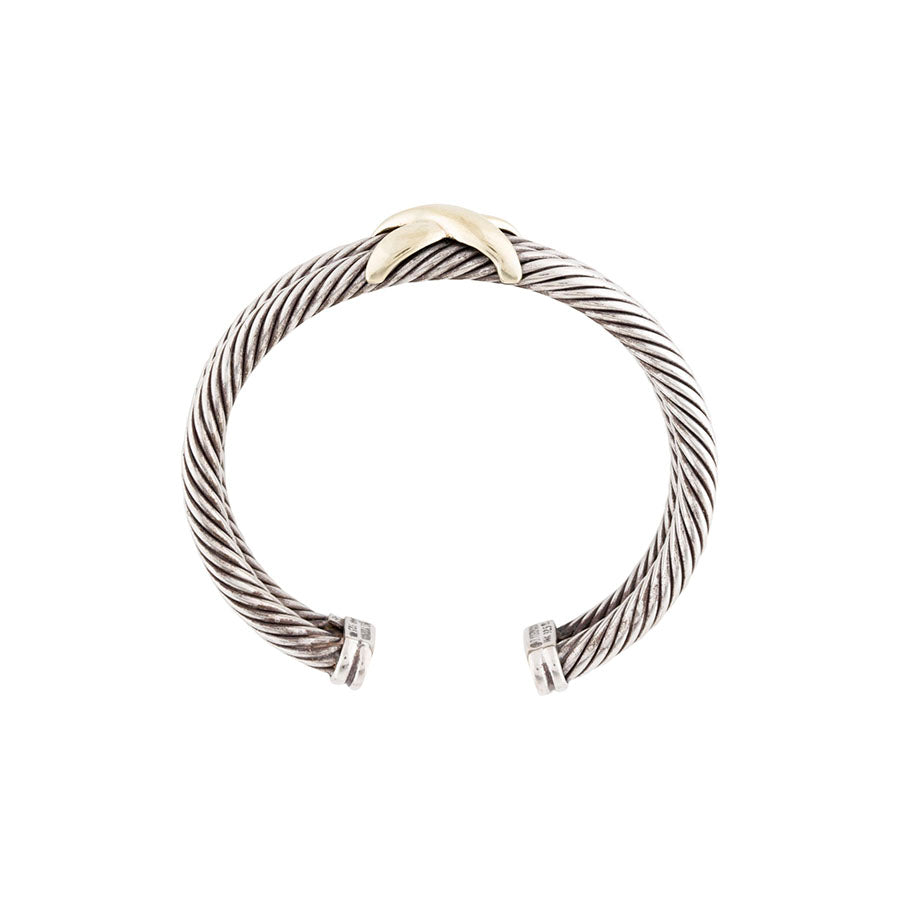 David Yurman X Double Cable Bracelet