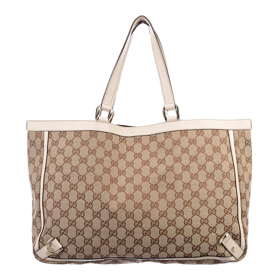 Gucci Plus Webby Large Tote Bag in GG Plus Monogram Coated Canvas - Sindur  Style