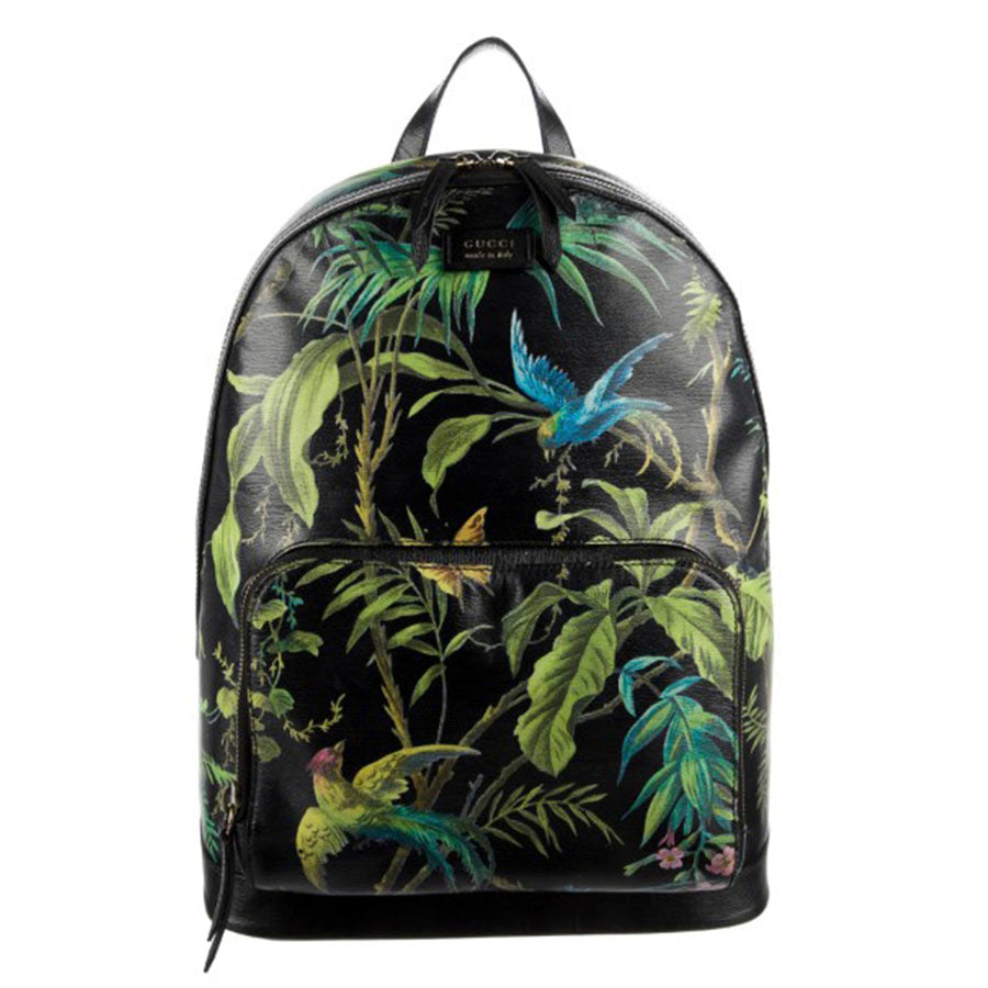 Gucci Tropical Print Backpack