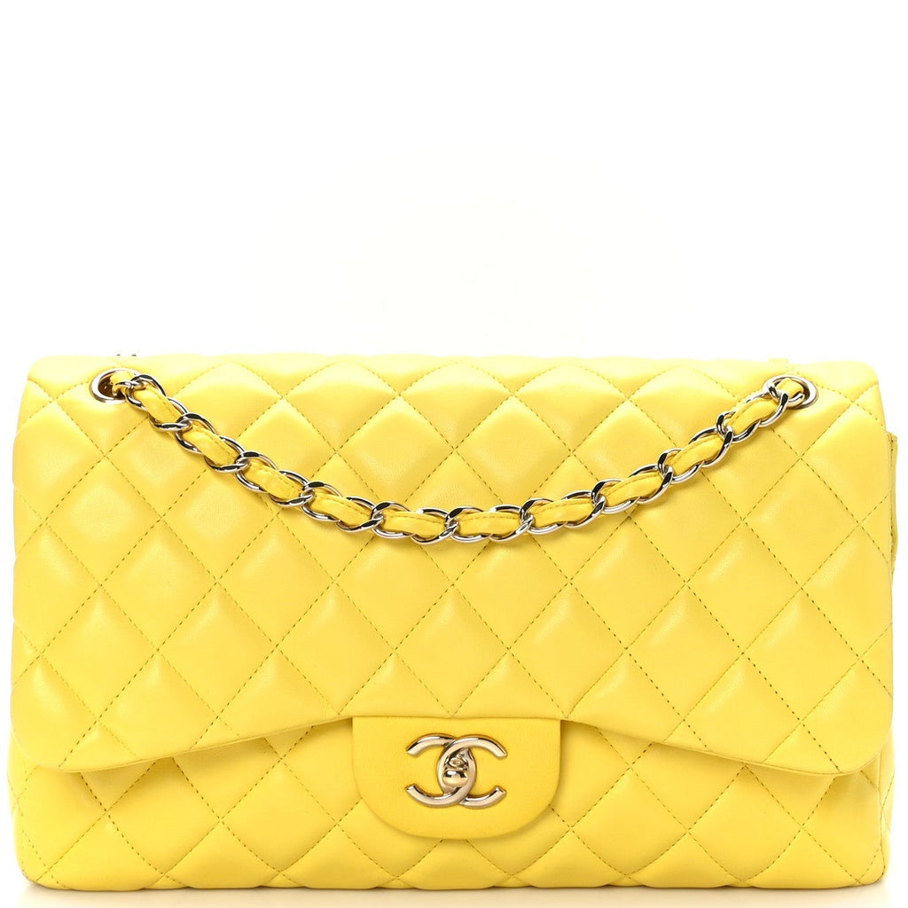 Chanel Classic Jumbo Lambskin Double Flap Bag
