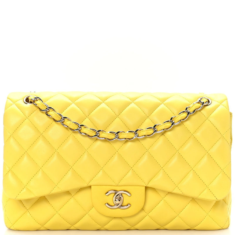 Chanel Classic Jumbo Lambskin Double Flap Bag