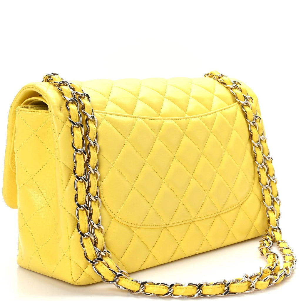 Chanel Classic Jumbo Lambskin Double Flap Bag