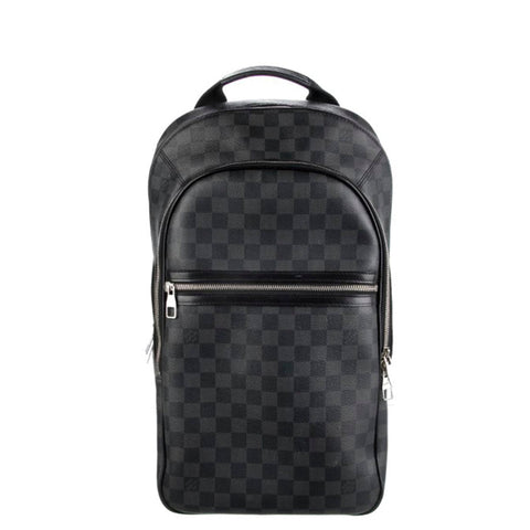 LOUIS VUITTON Damier Graphite Michael Backpack From the 2018