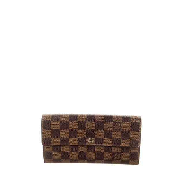 Shop Louis Vuitton DAMIER Sarah wallet (N60114, N63209) by Miyabi.