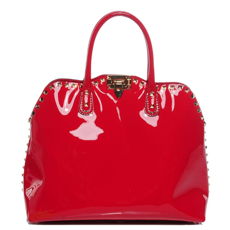 Valentino Rockstud Dome Satchel Bag