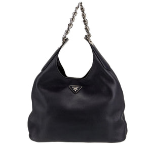 Prada Chain Link Vitello Daino Bag