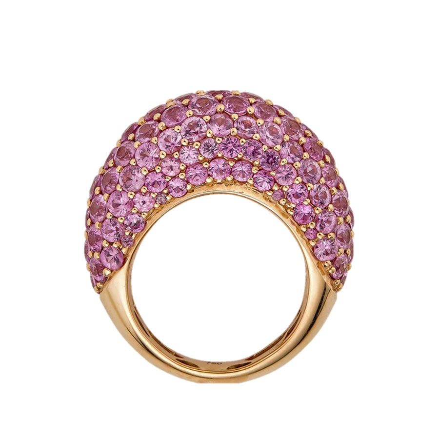 Piranesi Dome Pink Sapphire Ring
