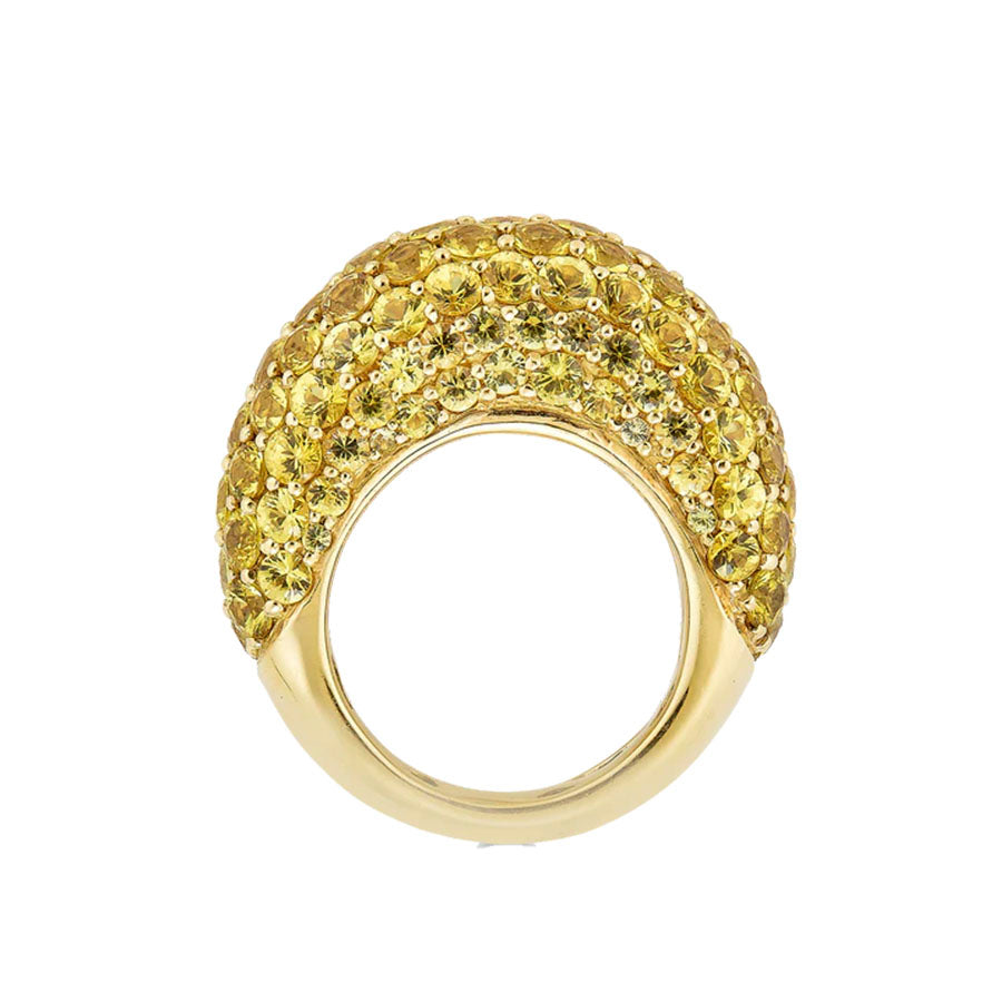 Piranesi Dome Yellow Sapphire Ring