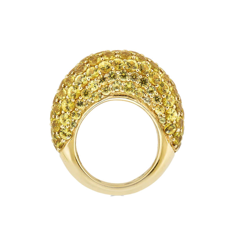 Piranesi Dome Yellow Sapphire Ring