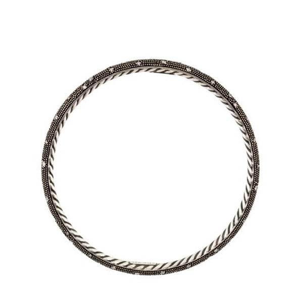 David Yurman Diamond Bangle Bracelet