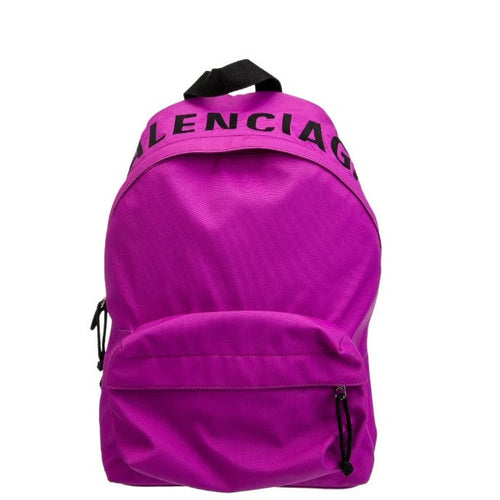 Balenciaga wheel best sale logo backpack