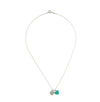 Tiffany & Co Double Heart Tag Pendant Necklace