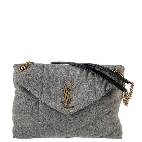 YSL Saint Laurent Medium Denim LouLou Bag