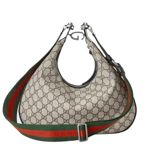 Gucci GG Supreme Large Attache Shoulder Bag