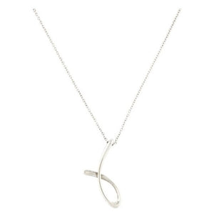 Tiffany & Co Alphabet "J"  Pendant Necklace