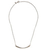 David Yurman Diamond Crossover Pendant Necklace