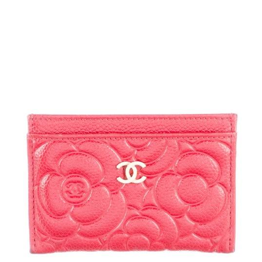 Chanel Camellia Card Holder