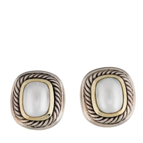 David Yurman Pearl Earrings