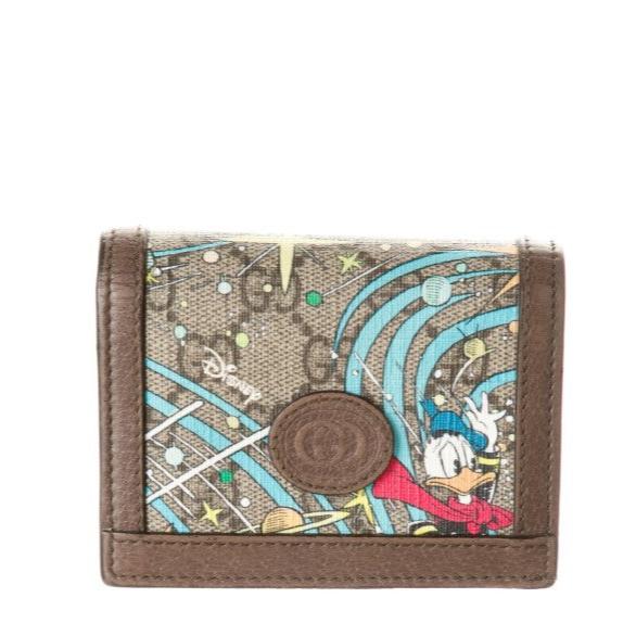 Gucci x Disney GG Supreme Canvas Compact Wallet