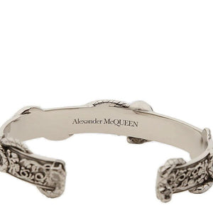 Alexander McQueen Skull & Snake Mens Cuff