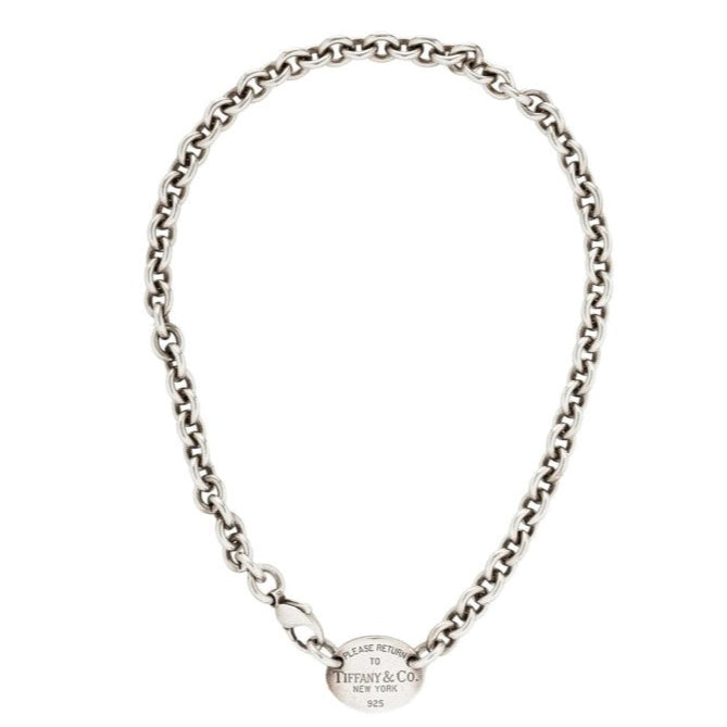 Tiffany & Co. Return To Tiffany Oval Tag Choker