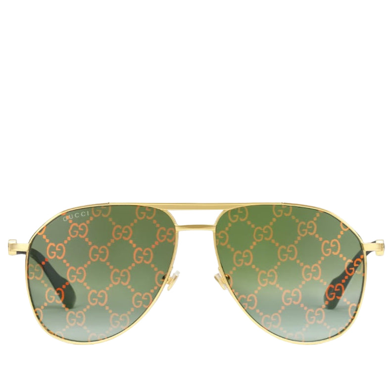 Gucci Aviator Logo Sunglasses