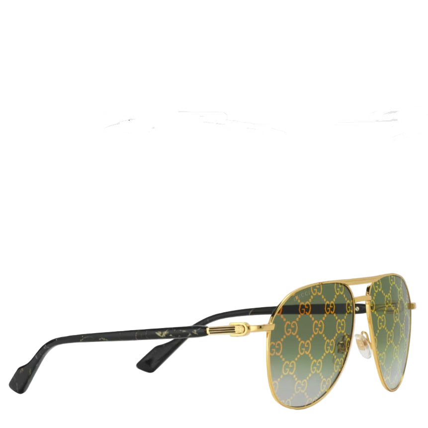 Gucci Aviator Logo Sunglasses