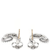 David Yurman Diamond Continuance Hoop Earrings