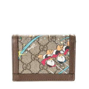 Gucci x Disney GG Supreme Canvas Compact Wallet