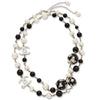 Chanel Globe Charm & Faux Pearl CC Necklace